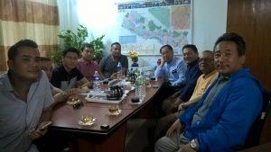 Meeting held between Hydropower study team of Myanmar and GHE Pvt. Ltd.
