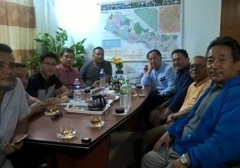 Meeting held between Hydropower study team of Myanmar and Gorkha Hydro & Engineering Pvt. Ltd.