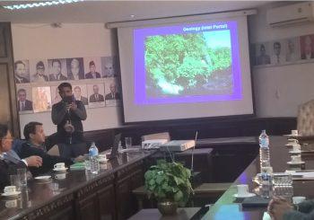 Presentation of SabhaKhola-B Hydropower Project (15.1 MW) in RastriyaBanijya Bank Head-office